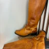 Bota Feminina Angoneze em Couro Escovado Claro