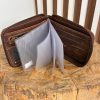 Carteira Masculina Campana em Couro Graxo - Fechamento com Zíper – Porta Documentos, Porta Moedas e Porta Cartões