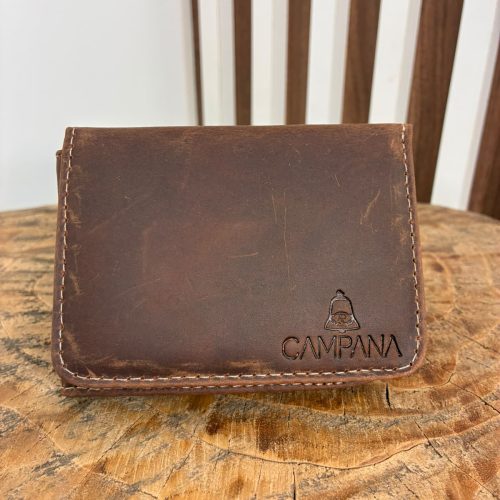 Carteira Masculina Campana em Couro Graxo